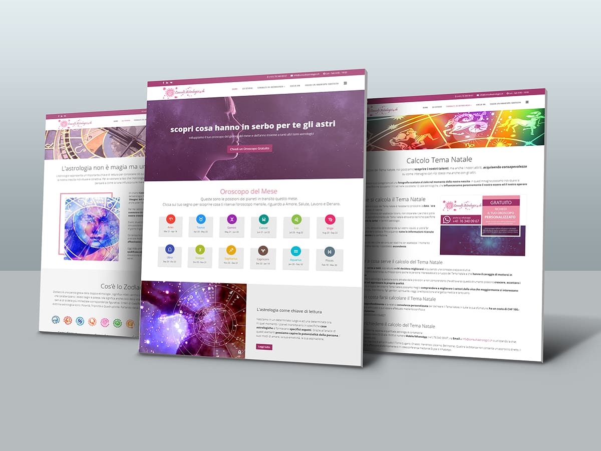 Realizzazione sito internet Consulti Astrologici