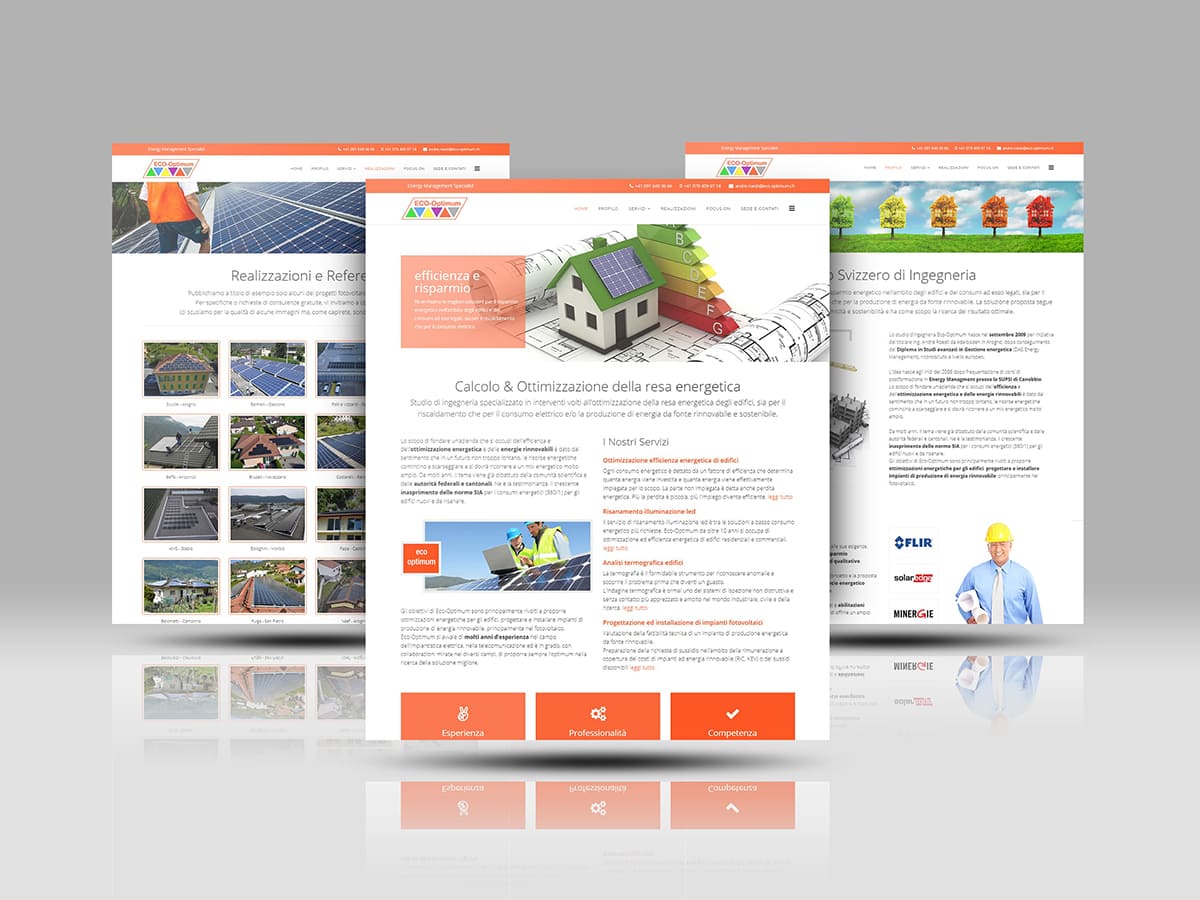 Realizzazione sito internet Eco Optimum