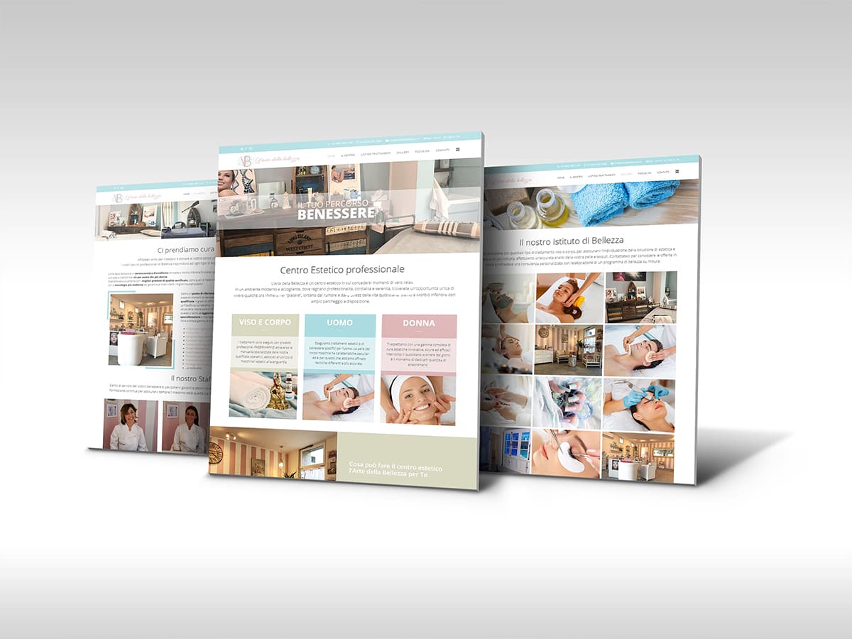Realizzazione sito internet L'Arte della Bellezza