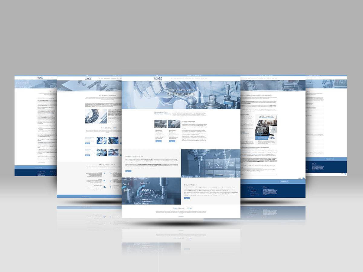 Realizzazione sito internet TMS Srl